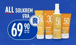 Rema 1000 All solkrem fra R tilbud