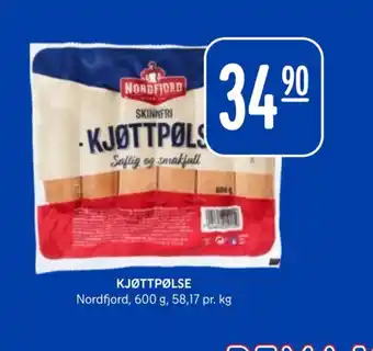 Rema 1000 Nordfjord Kjøttpølse tilbud