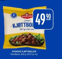 Rema 1000 Nordfjord Svenske kjøttboller tilbud