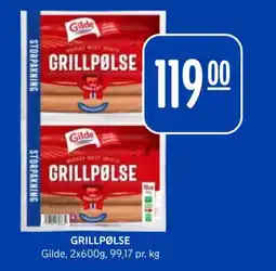 Rema 1000 Gilde Grillpølse tilbud