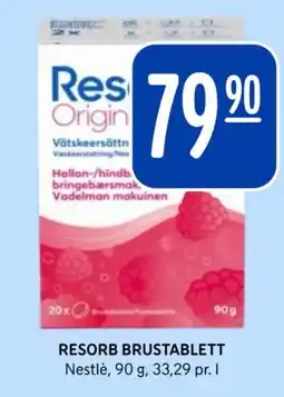 Rema 1000 Resorb brustablett tilbud