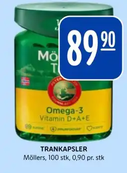 Rema 1000 Möllers Trankapsler tilbud