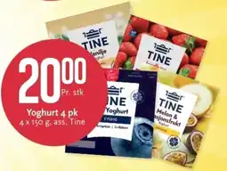 CC Mat TINE Yoghurt 4 pk tilbud