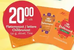 CC Mat TINE Fløtemysost/ lettere Chilibrunost tilbud