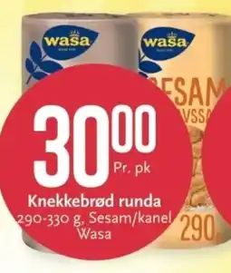 CC Mat Wasa Knekkebrød runda tilbud