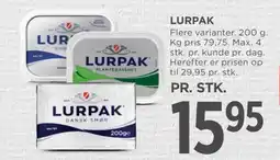 Meny Lurpak tilbud