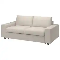 IKEA Vimle 2-seters sovesofa, med brede armlener/gunnared beige tilbud