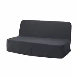 IKEA Nyhamn 3-seters sovesofa, med pocketfjærmadrass Naggen/mørk grå tilbud
