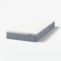 IKEA VesterÖy Madrass og overmadrass, medium lys blå/näsfjället hvit, 90x200 cm tilbud