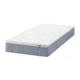 IKEA VesterÖy Madrass og overmadrass, medium lys blå/näsfjället hvit, 90x200 cm tilbud