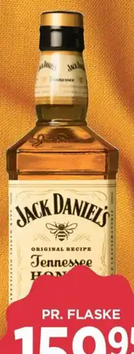 Meny JACK DANIEL'S Tennessee honey liqueur tilbud
