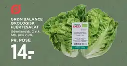 Meny GRØN BALANCE Økologisk hjertesalat tilbud