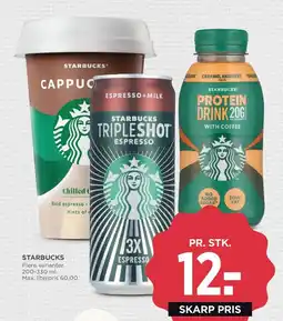 Meny Starbucks tilbud
