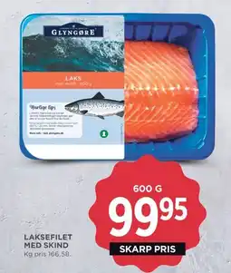 Meny Laksefilet med skind tilbud