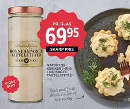 Meny NATURENS KØKKEN Høns i asparges tarteletfyld tilbud