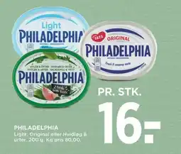 Meny Philadelphia tilbud