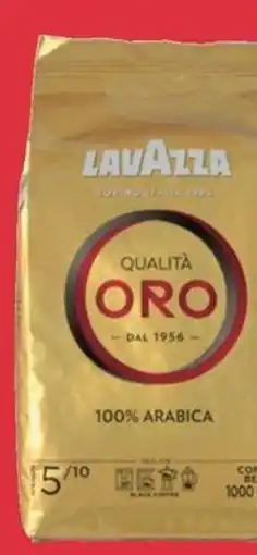 Meny LAVAZZA Hele bønner tilbud