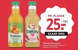 Meny TROPICANA Juice tilbud