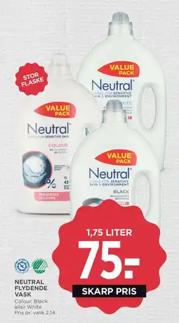 Meny NEUTRAL Flydende vask tilbud
