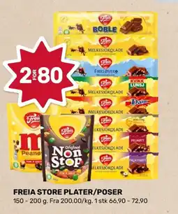 Coop Marked FREIA Store plater/poser tilbud