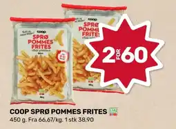 Coop Marked COOP Sprø pommes frites tilbud