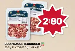 Coop Marked COOP Baconterninger tilbud