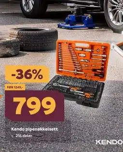 Megaflis Kendo pipenøkkelsett tilbud