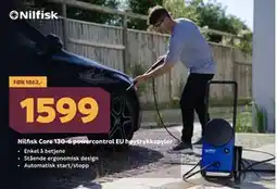 Megaflis Nilfisk Core 130-6 powercontrol EU høytrykkspyler tilbud