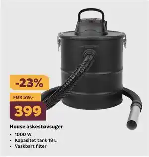 Megaflis House askestøvsuger tilbud