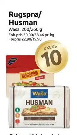 Joker Rugsprø/ Husman tilbud