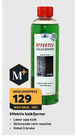 Megaflis Effektiv kalkfjerner tilbud