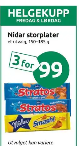 Joker Nidar storplater tilbud