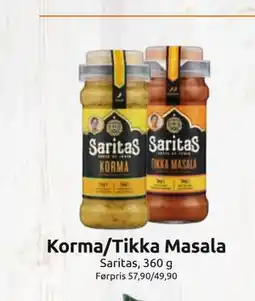Joker Korma/Tikka Masala tilbud