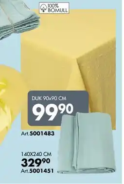 Sparkjøp DUK 90x90 CM tilbud