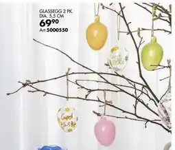 Sparkjøp GLASSEGG 2 PK tilbud