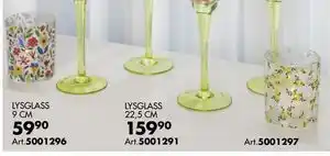 Sparkjøp LYSGLASS 9 CM tilbud