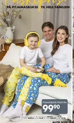 Sparkjøp PYJAMASBUKSE PÅSKE tilbud