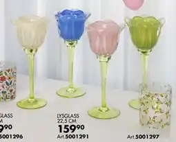 Sparkjøp LYSGLASS 22,5 CM tilbud