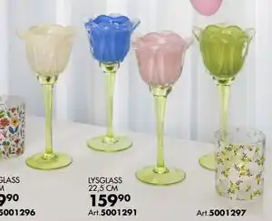 Sparkjøp LYSGLASS 22,5 CM tilbud