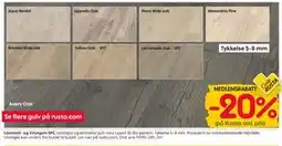 Rusta Laminat- og Vinylgulv SPC tilbud