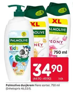 Rusta Palmolive dusjkrem tilbud