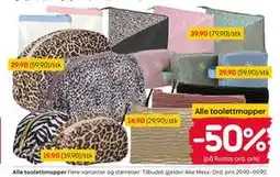 Rusta Alle toalettmapper tilbud