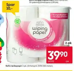 Rusta Refin tørkepapir tilbud