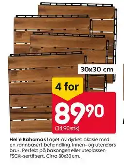 Rusta Helle Bahamas tilbud