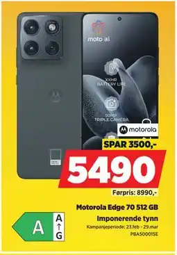 POWER Motorola Edge 70 512 GB tilbud