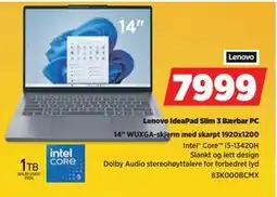 POWER Lenovo IdeaPad Slim 3 Bærbar PC tilbud