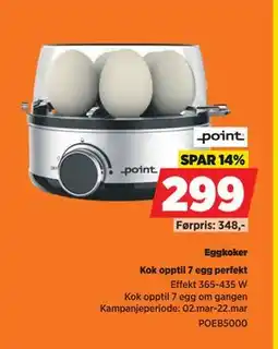 POWER Eggkoker tilbud