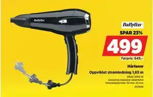 POWER Hårføner tilbud