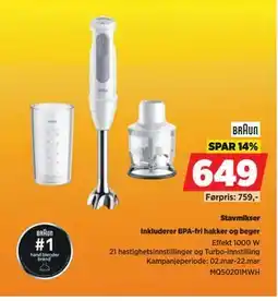 POWER Stavmikser tilbud