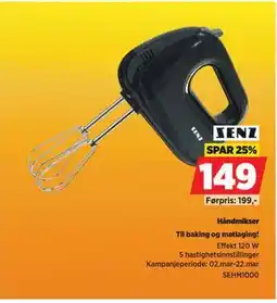 POWER Håndmikser tilbud